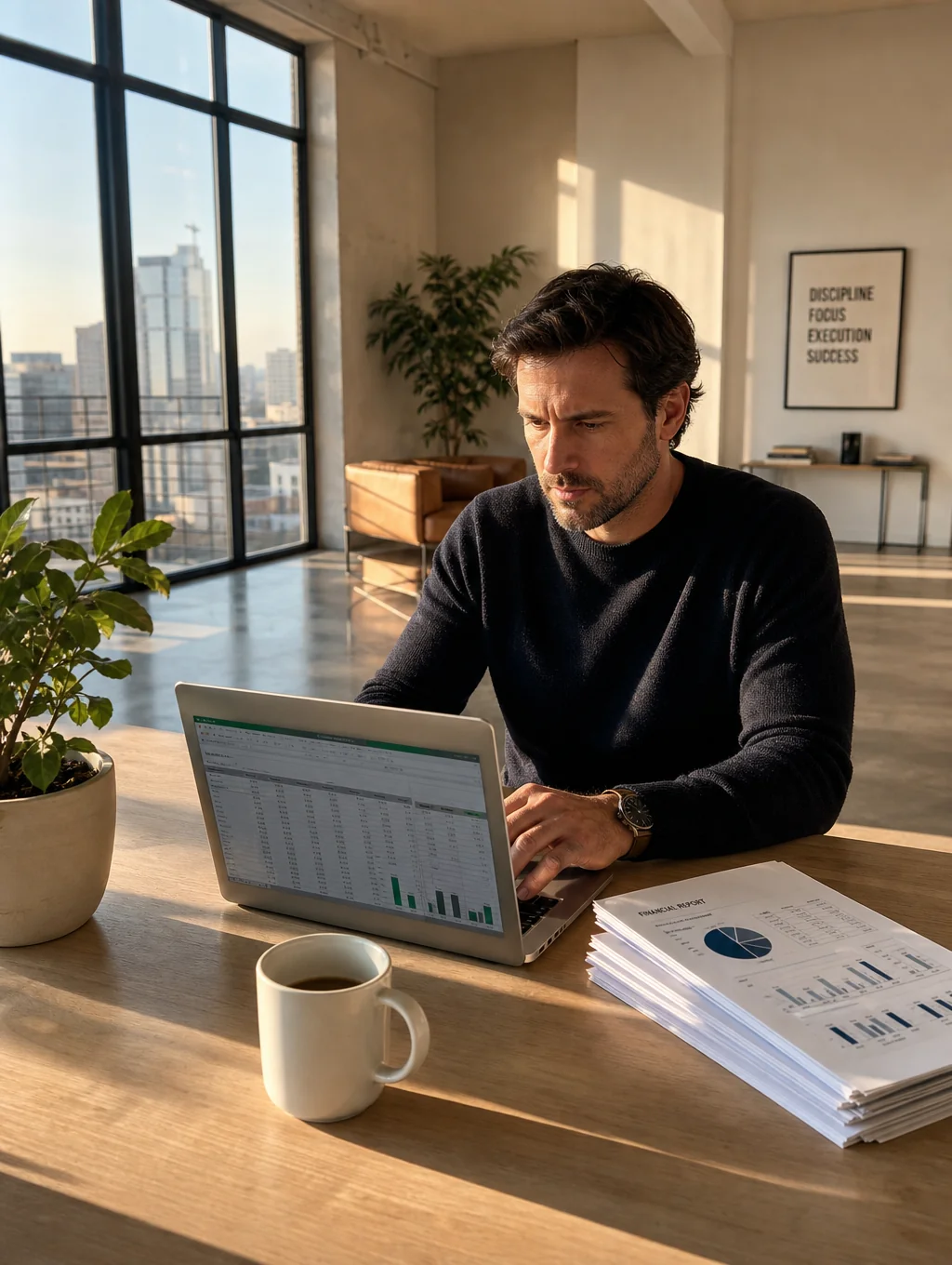 Alexandre Morel, fondateur d'Ace Digital dans son bureau
