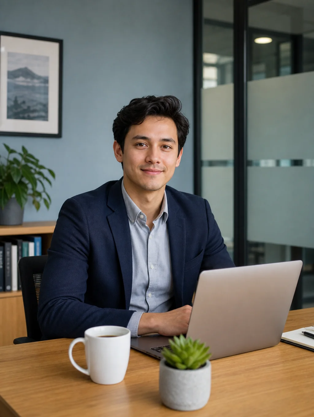 Professionnel en activité serein grâce à la prise d'appel intelligente