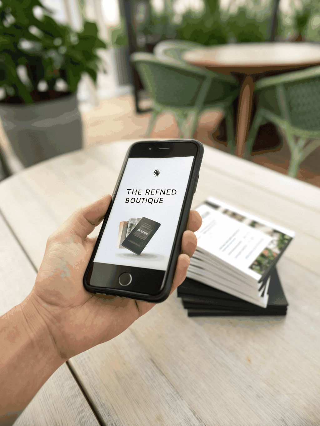 Aperçu responsive du site web sur smartphone